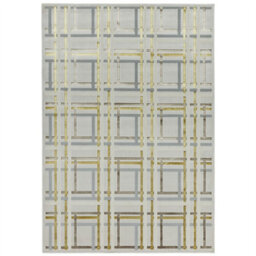 Abstract Geometric Modern Striped Tartan Easy To Clean Rug For Bed Room Living Room And Dining Room-200Cm X 290Cm - thumbnail 5