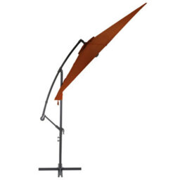 Berkfield Cantilever Umbrella With Aluminium Pole Terracotta 300 Cm - thumbnail 3
