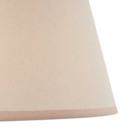 Luminosa Lighting Luminosa Layered Leaf Ivory Crackle Glaze Table Lamp With Vintage White Fabric Ivy Shade 35Cm B22 - thumbnail 6