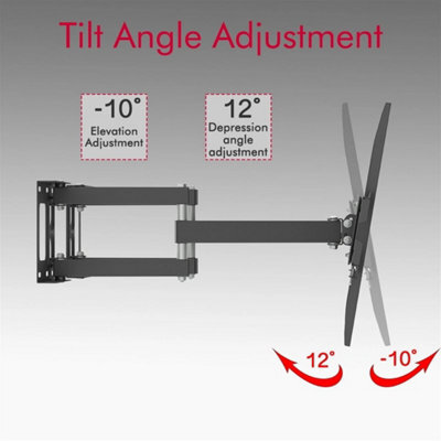 "32""-70"" Corner Full Motion Articulating Tv Wall Mount Bracket 50Kg 600X400" - image 1