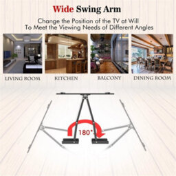 "32""-70"" Corner Full Motion Articulating Tv Wall Mount Bracket 50Kg  600X400" - thumbnail 4