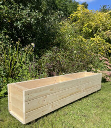 Ruddings Wood Wooden Large Garden Planter Trough  Flower Boxes Fully Assembled - thumbnail 3