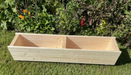 Ruddings Wood Wooden Large Garden Planter Trough  Flower Boxes Fully Assembled - thumbnail 2