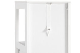 Sobuy Frg127-W, Bathroom Cabinet Storage Cabinet With 1 Shelf And 2 Drawers,white,w30Xd30Xh90 - thumbnail 7