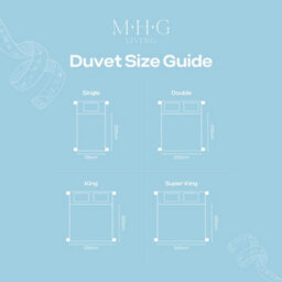 MHG Living 1 Tog Cool Summer Duvet Quilt - Lightweight Striped Microfibre, Breathable, Hypoallergenic Bedding - thumbnail 9