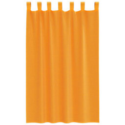 Berkfield Voile Curtains With Loops 2 Pcs Orange 140X175 Cm - thumbnail 4