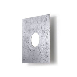 Luminosa Lighting Luminosa Square Lifestyle Metal Surface Mounted Ceiling Light - Vintage Silver Finish, 1X Gx53 - thumbnail 3