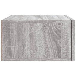 Berkfield Wall-Mounted Bedside Cabinet Grey Sonoma 35X35X20 Cm - thumbnail 7
