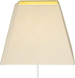 "14"" Empire Square Linen Lampshade - Cream" - thumbnail 5
