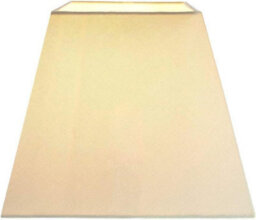 "14"" Empire Square Linen Lampshade - Cream" - thumbnail 4