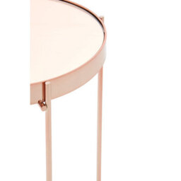 Orsina Allure Pink Mirror Tall Side Table - thumbnail 3