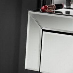CARME Home Callie X Laguna Silver Led Mirror Dressing Table - thumbnail 3