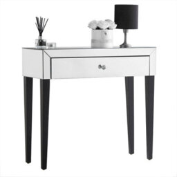 CARME Home Callie X Laguna Silver Led Mirror Dressing Table - thumbnail 6