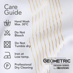 Deconovo Blackout Eyelet Curtains Thermal Insulated Gold Wave Line Foil Printed Curtains For Bedroom 52X90 Inch Greyish White - thumbnail 6