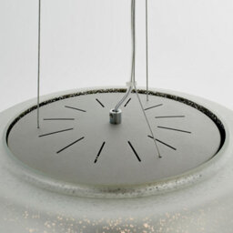 Anson Lighting Gigi Silver Effect Glass With Clear Glass Droplets 5 Light Ceiling Pendant - thumbnail 6