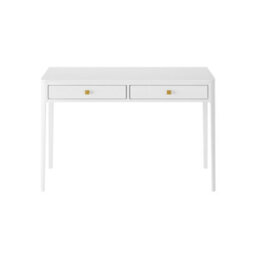 Wyld Haus Paracuru White Wood Grain 2-Drawer Desk - thumbnail 5