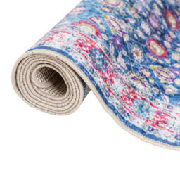 Berkfield Rug Washable Multicolour 120X180 Cm Anti Slip - thumbnail 5