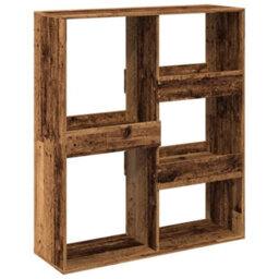 Berkfield Room Divider Old Wood 100X33X115 Cm Engineered Wood - thumbnail 6