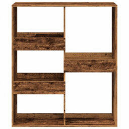 Berkfield Room Divider Old Wood 100X33X115 Cm Engineered Wood - thumbnail 4