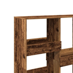 Berkfield Room Divider Old Wood 100X33X115 Cm Engineered Wood - thumbnail 7