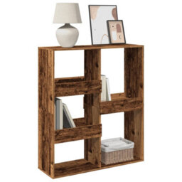 Berkfield Room Divider Old Wood 100X33X115 Cm Engineered Wood - thumbnail 3