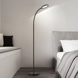 Harper Living Floor Lamp Black, Dimmable Led Lamps For Living Room, 3 Colour Temps Standing Lamp With Touch Control - thumbnail 2