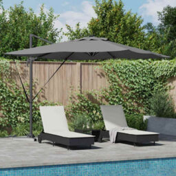 Berkfield Cantilever Roma Parasol 286 X 285 X 270 Cm Aluminium - thumbnail 1