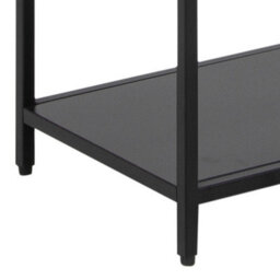 Wyld Haus Graz Matt Black Tall Metal Bookcase With 5 Shelves - thumbnail 7