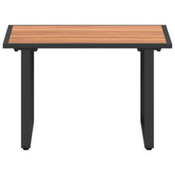 Walplus Brown Steel Coffee Table For Garden Patio - thumbnail 6