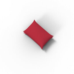 ARLinens Pair Of Pillowcase Polycotton Plain Dyed Housewife Pair Of Pillow Covers 75Cmx50Cm (Red) - thumbnail 3
