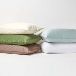 Homescapes Duck Egg Blue Organic Cotton Deep Fitted Sheet 18 Inch 400 Thread Count, Double - thumbnail 5