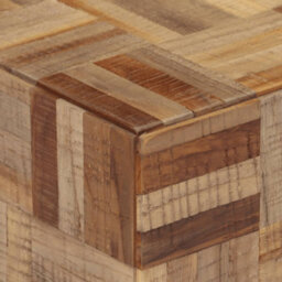 Berkfield Side Table 40X40X45 Cm Solid Reclaimed Teak - thumbnail 5