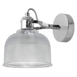 Long Life Lamps Company Polished Chrome Adjustable Vintage Wall Light Impressed Pattern M0088 - thumbnail 7
