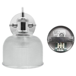 Long Life Lamps Company Polished Chrome Adjustable Vintage Wall Light Impressed Pattern M0088 - thumbnail 5