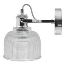 Long Life Lamps Company Polished Chrome Adjustable Vintage Wall Light Impressed Pattern M0088 - thumbnail 4