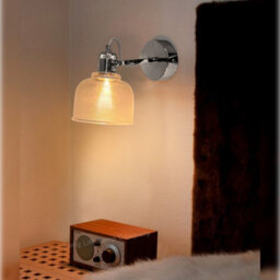 Long Life Lamps Company Polished Chrome Adjustable Vintage Wall Light Impressed Pattern M0088 - thumbnail 8