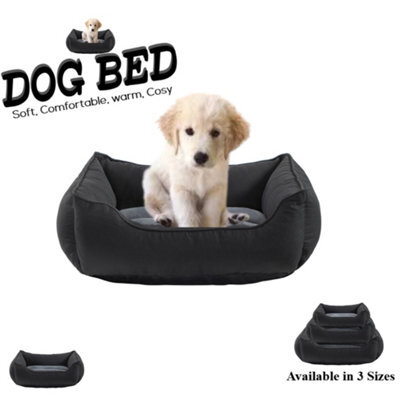 Chilimilii Dog Bed Pet Puppy Cushion House Nesting Washable Rectangle Pet Basket Warm Comfy - image 1
