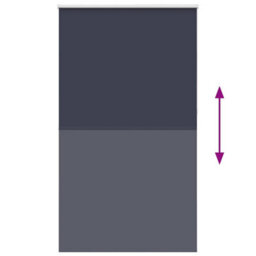 Berkfield Durable Roller Blind Blackout Marine 125X210 Cm Fabric Width 121.6 Cm Polyester - thumbnail 5