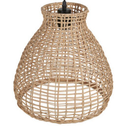 Wyld And Coco Rattan Pendant Lamp, Handwoven Natural Wicker Shade, Large W35 X D35 X H127Cm - thumbnail 5