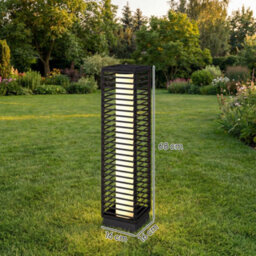 Outsunny Garden Rattan Lamp, 68 Cm Solar Rattan Floor Lamp With Auto On/off - thumbnail 3