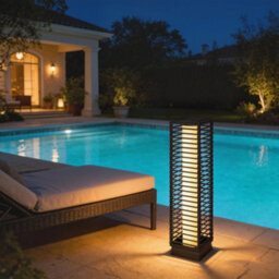 Outsunny Garden Rattan Lamp, 68 Cm Solar Rattan Floor Lamp With Auto On/off - thumbnail 8