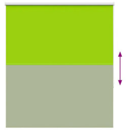 Berkfield Durable Roller Blind Blackout Leaves Green 140X150 Cm Fabric Width 136.6 Cm Polyester - thumbnail 9