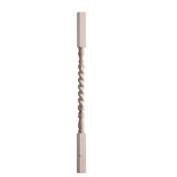 Blueprint Joinery Ltd Cambridge Pine 41mm Rope Twist Stair Spindle Trade Box 16 (H)900mm X (W) 41mm