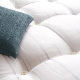 Divan Base Direct Dura Beds Balmoral Damask 1000 Pocket Sprung Divan Bed Set 4Ft Small Double 2 Drawers Side- Wool Clay - thumbnail 4