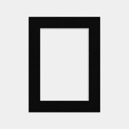 Ak Frames 24X18 Black Picture Mounts To Fit 18X12 Aperture Size - Mount Board Only (No Frame Included) - thumbnail 1