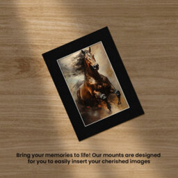 Ak Frames 24X18 Black Picture Mounts To Fit 18X12 Aperture Size - Mount Board Only (No Frame Included) - thumbnail 5