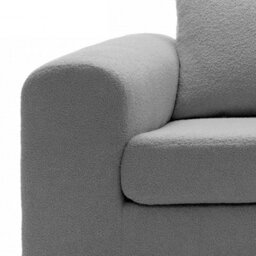 Abakus Direct Boston 2 Seater Sofa In Dark Grey Basket Weave - thumbnail 7