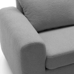 Abakus Direct Boston 2 Seater Sofa In Dark Grey Basket Weave - thumbnail 8
