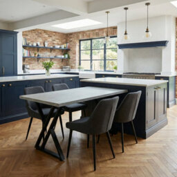 Dining Table Shefa Line New York 140 Concrete Grey - thumbnail 1
