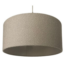 CGC Lighting Cgc Petra 45Cm Large Grey Boucle Ceiling Or Table Lamp Shade - thumbnail 4